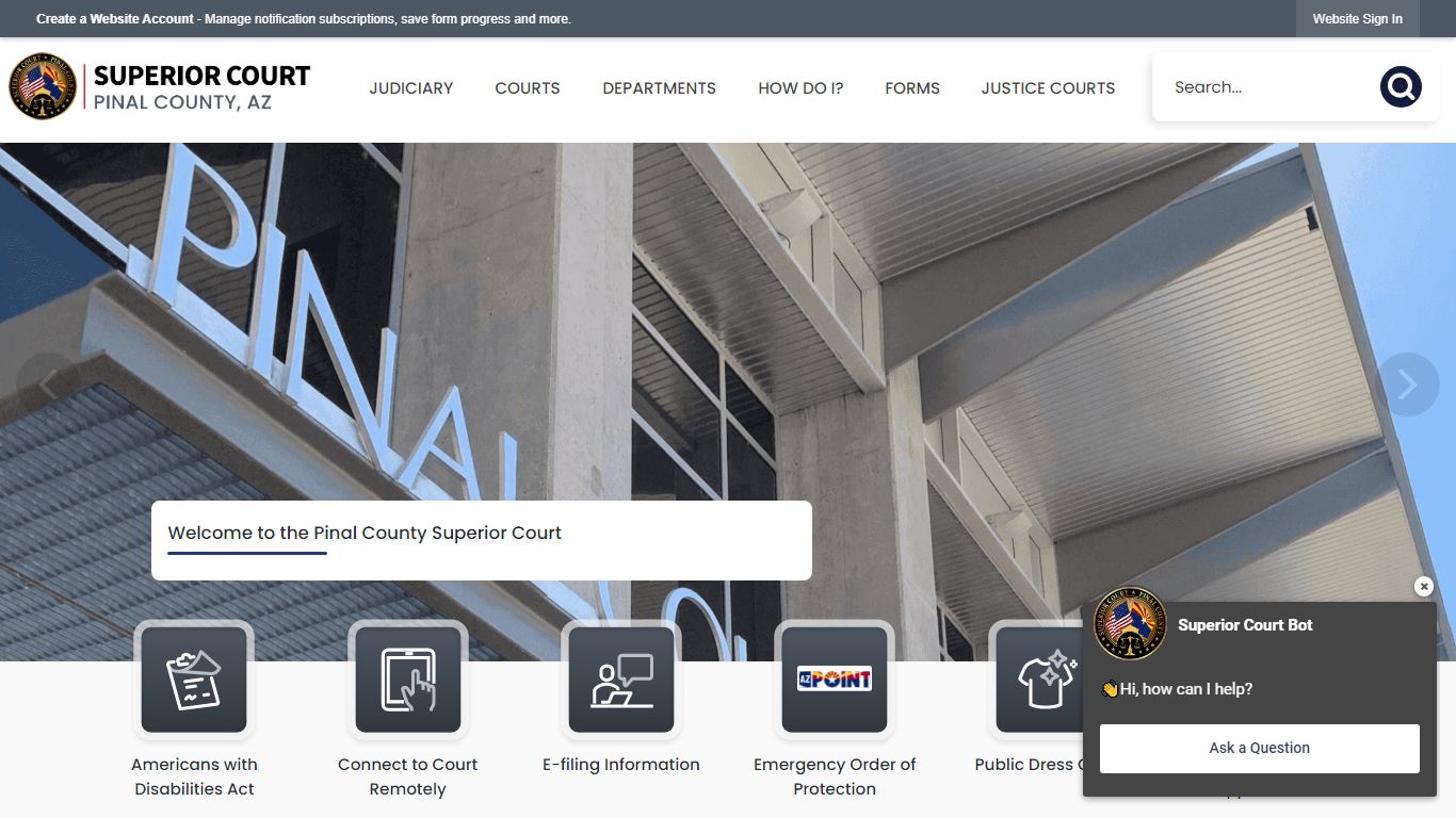 Pinal County Superior Court, AZ | Official Website